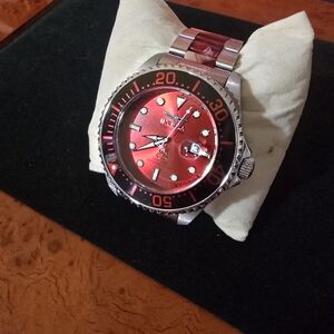 Invicta Red and Silver Men's Watch